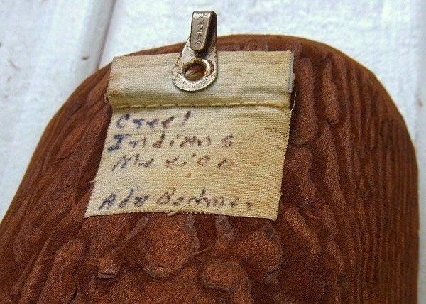 インディアン・少女の木彫り・ヴィンテージ・ドール/人形/ネイティブ