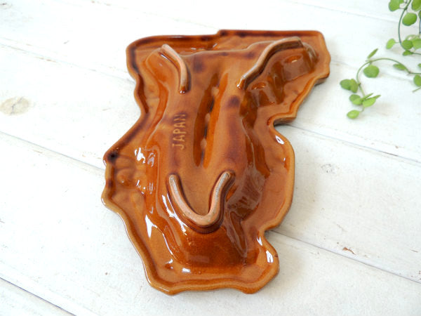 FLORIDA・フラミンゴ・陶器製・50’s~60's ヴィンテージ・灰皿・アシュトレイ USA