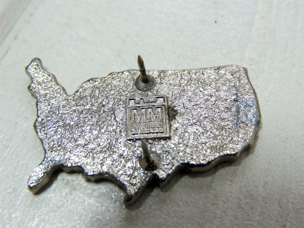 USA 地図　UNITED STATES OF AMERICA ヴィンテージ　ピンズ アクセサリー