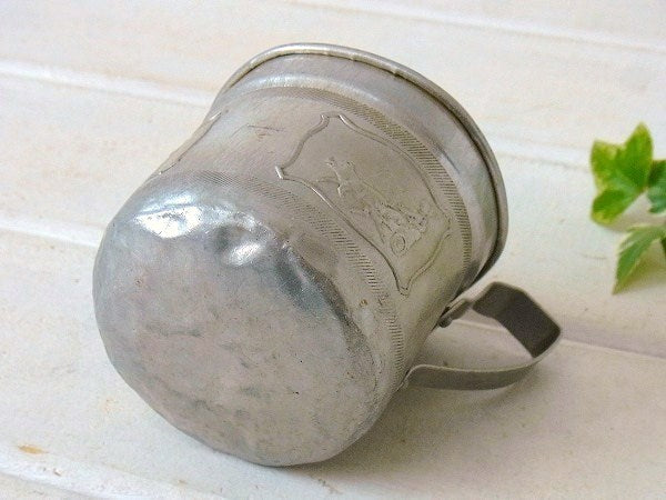 動物柄・ヴィンテージ・アルミコップ/アルミカップ USA