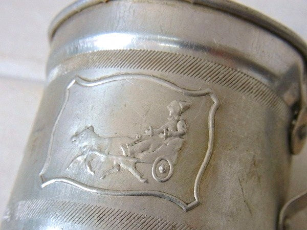 動物柄・ヴィンテージ・アルミコップ/アルミカップ USA