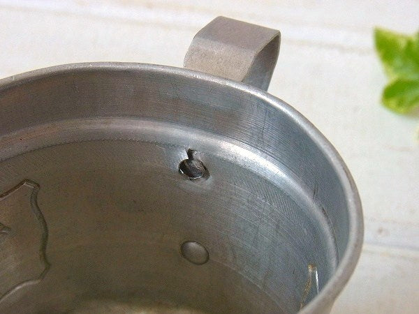 動物柄・ヴィンテージ・アルミコップ/アルミカップ USA