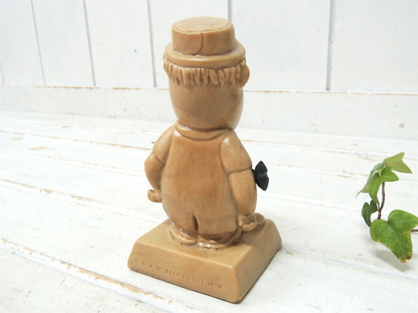 ボルトを持った男性・1970's・ヴィンテージ・メッセージドール/人形 USA