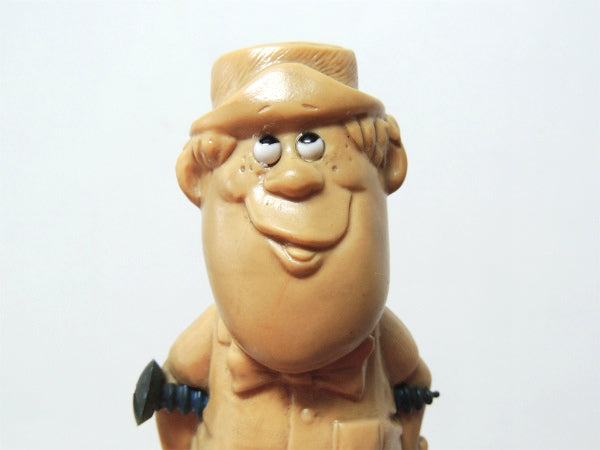 ボルトを持った男性・1970's・ヴィンテージ・メッセージドール/人形 USA