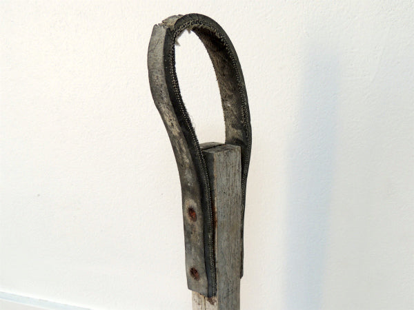 マリン・ナンバー入り・白×赤・ビッグサイズ・木製・ヴィンテージ・ロブスター・ブイ・トラップ・浮き