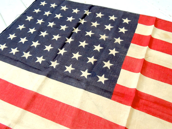 【48スター・1912年〜1959年】希少価値・アンティーク・星条旗・アメリカンフラッグ・旗・USA