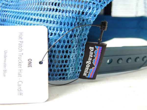 【パタゴニア/Flying-Fish】ブルー色・カーディフ限定・キャップ&ステッカー1枚