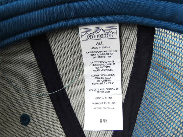 【パタゴニア/Flying-Fish】ブルー色・カーディフ限定・キャップ&ステッカー1枚