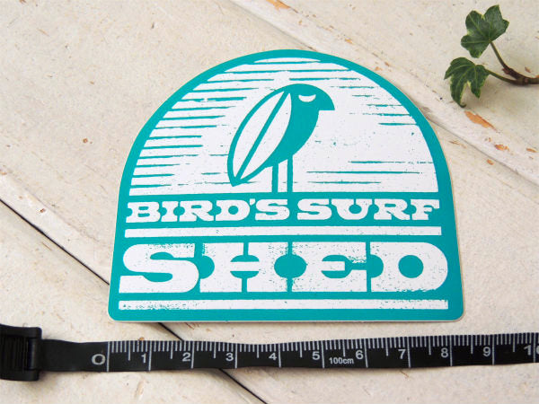 【BIRD'S SURF SHED】サンディエゴ・サーフショップ・カリフォルニア・ステッカー(緑)