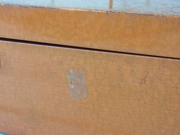 【FILE・A・WAY】ブロンズ色のメタル製・ヴィンテージ・ファイルボックス/書類ケース