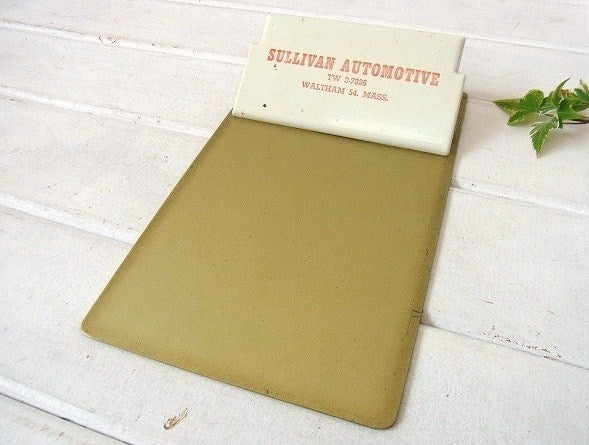 SULLIVAN AUTOMOTIVE サリバンオート メタル製 アメ車 自動車関連 ノベルティ・ヴィンテージ・クリップボード バインダー USA
