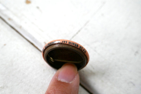 UNION LABEL 1965 SERVICE& アメリカンビンテージ 缶バッジ アドバタイジング