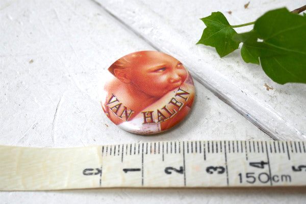 VAN HALEN ヴァン・ヘイレン ハード ロックバンド・1984年・ヴィンテージ・缶バッジ・US