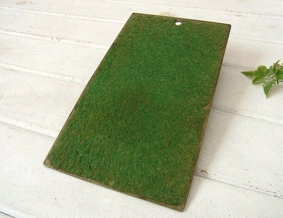 カレンダー付きのメタル製・ノベルティ・アンティーク・バインダー/クリップボード USA