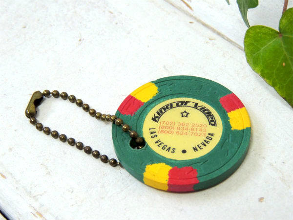 【King of Video・カジノ】デッドストック・ヴィンテージ・キーホルダー・アドバタイジング