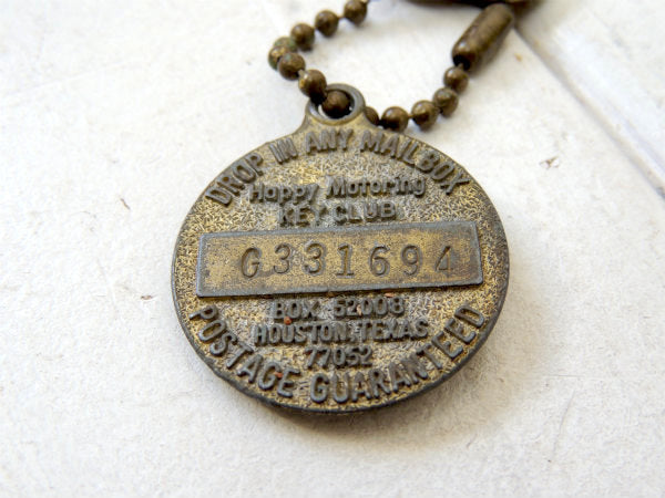 【エッソ・ESSO】TIGER・アドバタイジング・ヴィンテージ・キーホルダー・USA鍵2本・KEY