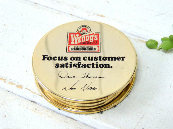 Wendy's 虫眼鏡 ハンバーガーショップ・アドバタイジング・ビンテージ・ルーペ・ステーショナリー