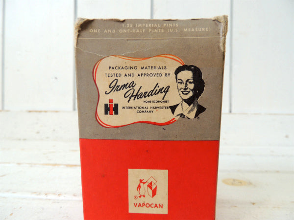 VAPOCAN  パッケージ 紙製 50's ヴィンテージ フリーザーコンテナ 保存容器 USA