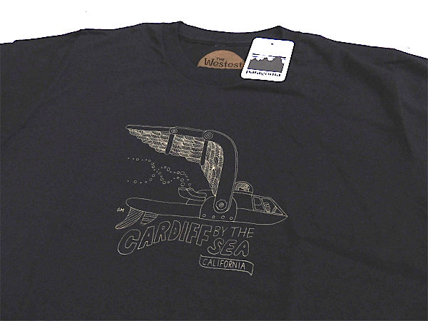 【ジェフ マクフェトリッジ】パタゴニア・カーディフ・黒色・Tシャツ&ステッカー1枚付き/Mサイズ