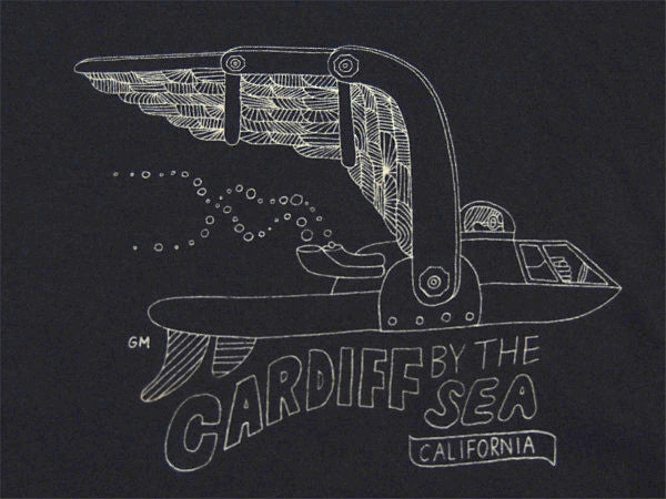 【ジェフ マクフェトリッジ】パタゴニア・カーディフ・黒色・Tシャツ&ステッカー1枚付き/Mサイズ