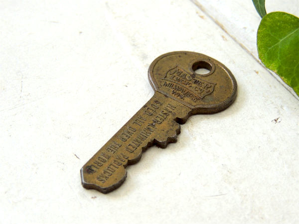 【1933y・Good Luck】シカゴ万国博記念・アンティーク・鍵・キー・USA・アクセサリー