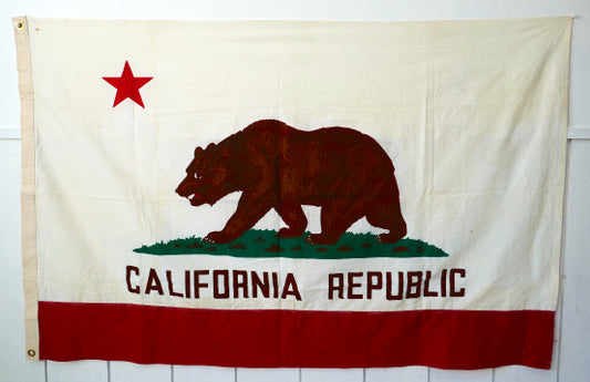 グリズリー CALIFORNIA ビッグサイズ US ヴィンテージ・カリフォルニア 旗・フラッグ