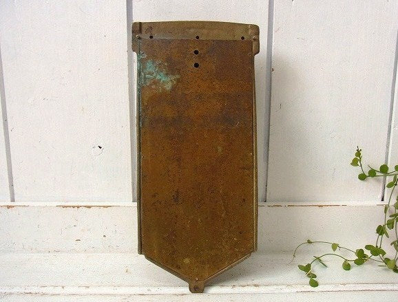 真鍮製・お洒落なデザイン・アンティーク・メールボックス・郵便受け・ポスト