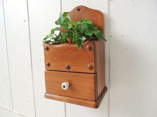 KILLOREN MFG カリフォルニア・引き出し・ヴィンテージ・壁掛け ウッドボックス 木箱