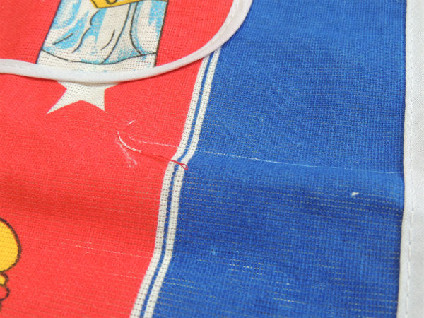 【American Snacks】ハンバーガー&ホットドック・ジャンクフード柄・エプロン/コットン製