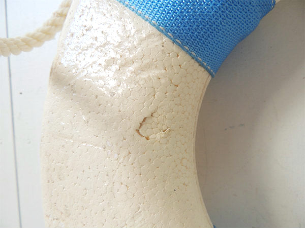 【JIM BUOY】USA!白×水色・ライフブイ/救命浮き輪/マリン ②