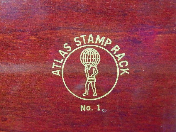 【ATLAS STAMP RACK】2段式・ヴィンテージ・スタンプホルダー/スタンプラック USA