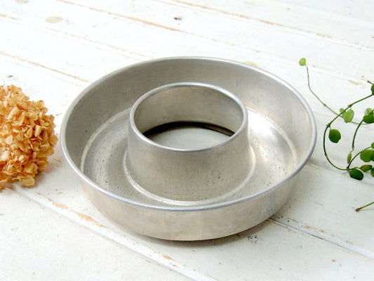 シャビー・アルミ製・ヴィンテージ・エンゼル型・ケーキモールド・菓子型 USA