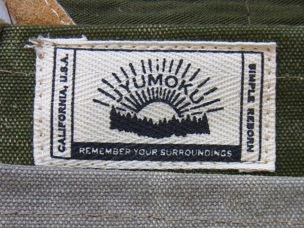 JYUMOKU ジュモク カリフォルニア発 バッグ ショルダーバッグ メキシカンラグ ミリタリー 生地
