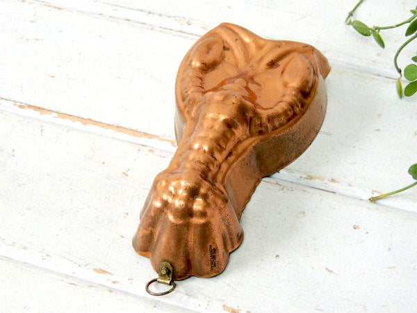 Tagus ポルトガル・銅製・ロブスター・ヴィンテージ・モールド・菓子型・壁飾り