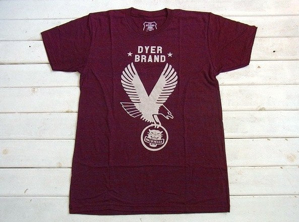 【DYER BRAND】ダイアーブランド・Eagle・Tシャツ&ステッカー2枚付き/M
