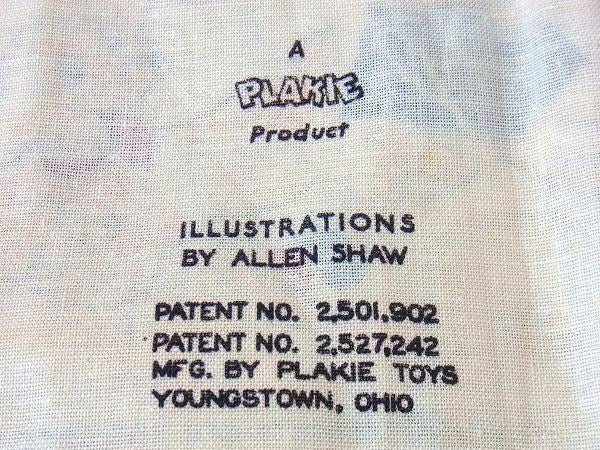 【ALL BY HIMSELF】50's・布製・アンティーク・ラグブック/絵本/布絵本 USA