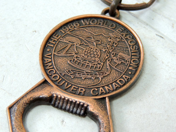 【1986's・エキスポ】カナダ・バンクーバー・栓抜き・ヴィンテージ・デッドストック・キーホルダー