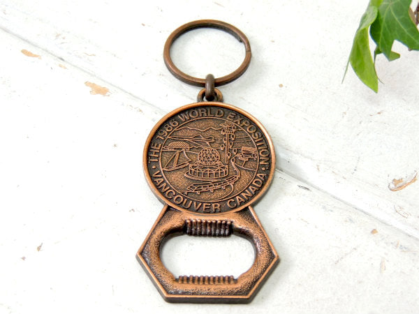 【1986's・エキスポ】カナダ・バンクーバー・栓抜き・ヴィンテージ・デッドストック・キーホルダー