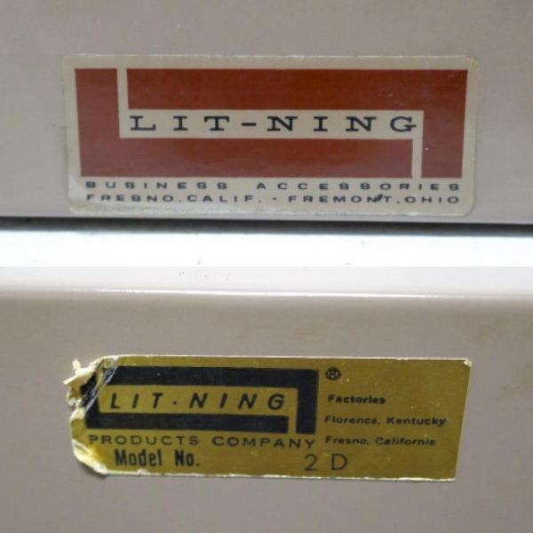LIT-NING・2段式・工業系・ライトブラウン・メタル製・ヴィンテージ・デスクトレイ・書類ラック
