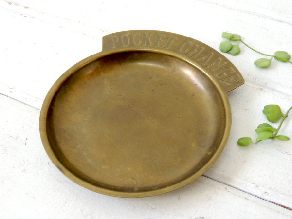 【POCKET CHANGE】USA・真鍮製・アンティーク・ポケットチェンジ・トレイ/マネートレイ