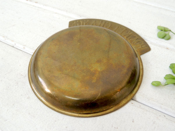 【POCKET CHANGE】USA・真鍮製・アンティーク・ポケットチェンジ・トレイ/マネートレイ