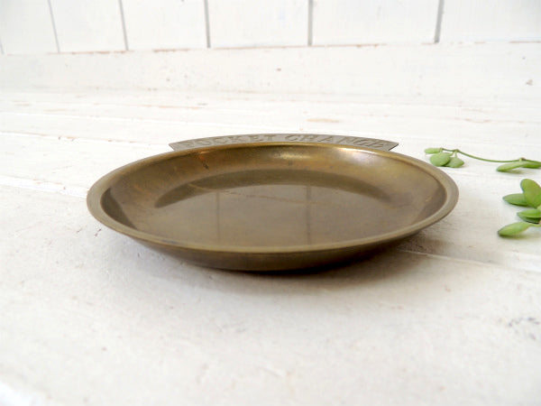 【POCKET CHANGE】USA・真鍮製・アンティーク・ポケットチェンジ・トレイ/マネートレイ