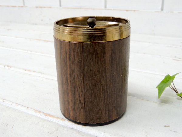 ミッドセンチュリー・ウッド柄・ヴィンテージ・ペンスタンド/ペン立て USA