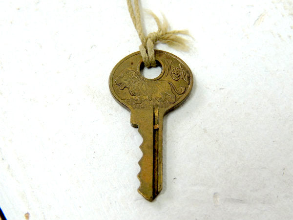 USN ヴィンテージ MASTER LOCK Co 南京錠 ライオン柄 鍵付き ミリタリー