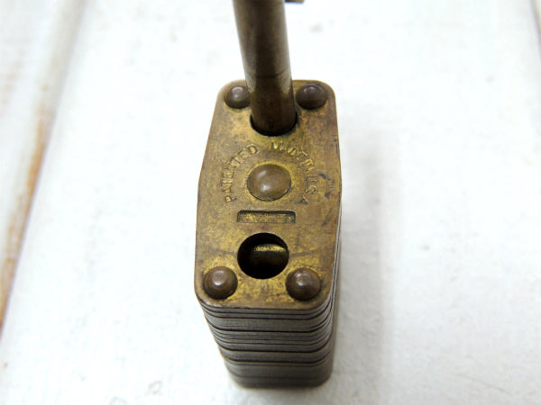 USN ヴィンテージ MASTER LOCK Co 南京錠 ライオン柄 鍵付き ミリタリー