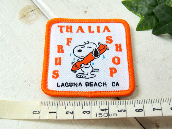 タリアサーフ　THALIA・サーフショップ・カリフォルニア・ラグナビーチ・スヌーピー・限定ワッペン