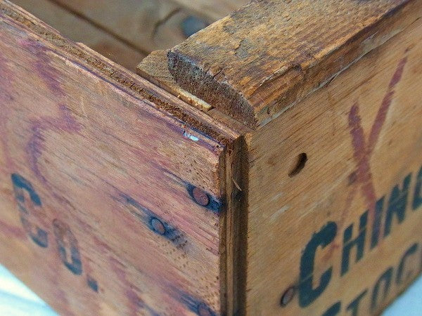 【CHINCHIOLO FRUIT】木製・ヴィンテージ・ウッドボックス/木箱/フルーツ木箱 USA