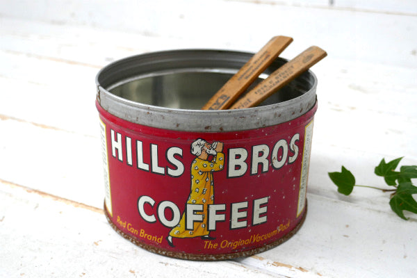 HILLS BROS 1878s ヒルスコーヒー ブリキ製 ヴィンテージ コーヒー缶 ティン USA