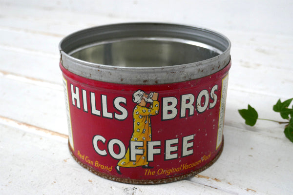 HILLS BROS 1878s ヒルスコーヒー ブリキ製 ヴィンテージ コーヒー缶 ティン USA