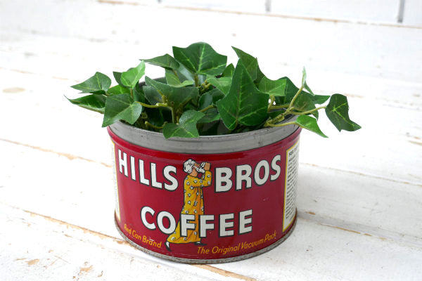 HILLS BROS 1878s ヒルスコーヒー ブリキ製 ヴィンテージ コーヒー缶 ティン USA